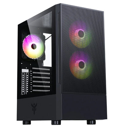 PIXEL - PC Gaming RYZEN 5 5600 6 Core fino a 4.40GHz, RX 7600 8GB, Ram 16Gb 3200MHz, SSD NVMe 1000GB, WiFi, Windows 11 pro, Pc Desktop Gaming