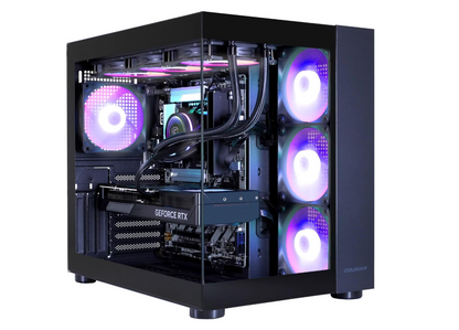 KAIROS CASTOR Pc Gaming Ryzen 7 5800X 8 Core, RTX 5070 12Gb, RAM 32Gb DDR4 3200Mhz, SSD NVMe 1000Gb, Dissipatore a Torre LCD , Windows 11 Pro