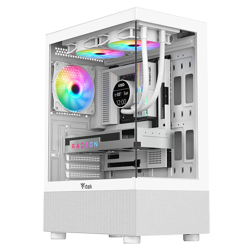 RION- AMD PC GAMING Ryzen 5 9600X fino a 5.40 GHz, RTX 5070 12GB, RAM 32GB DDR5 , SSD 1TB, Dissipatore a Torre Doppia Ventola , Windows 11