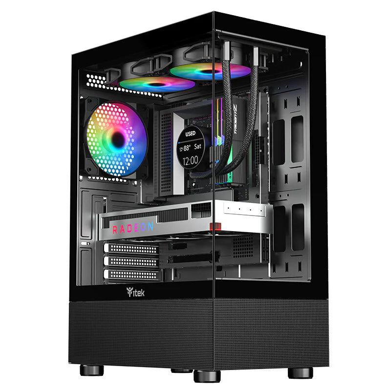 BLAKE Pc Gaming Ryzen 5 7600, RTX 5050 8Gb, SSD NVMe 1000Gb, RAM 32GB DDR5 6000MHz, Dissipatore a torre, Windows 11 Pro