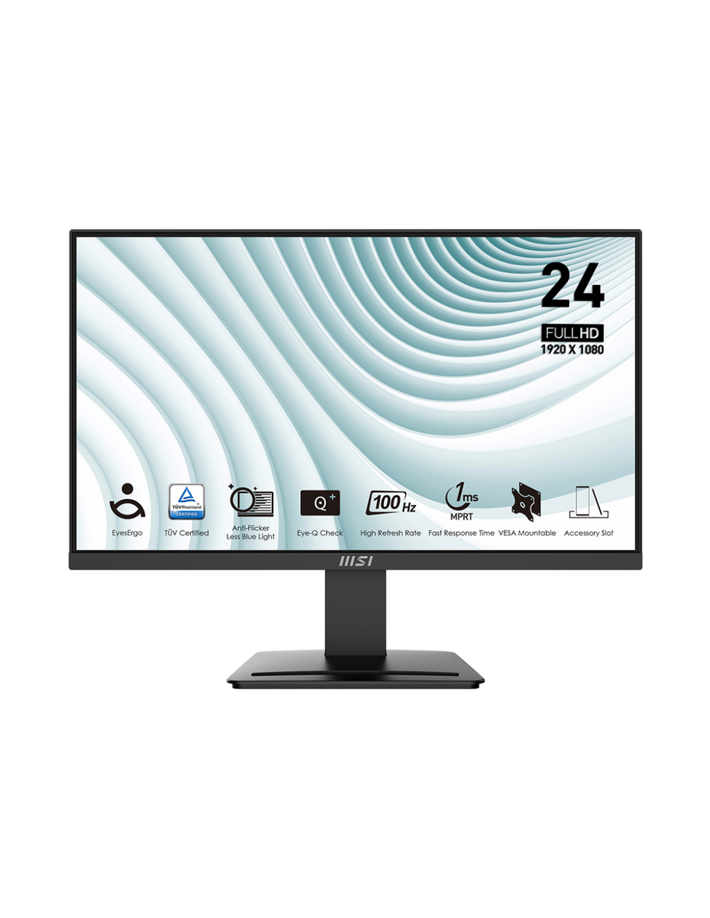 MSI MONITOR PRO MP2412 23.8'' 169 VA FLAT 1920x1080 FHD 100Hz FREE SYNC