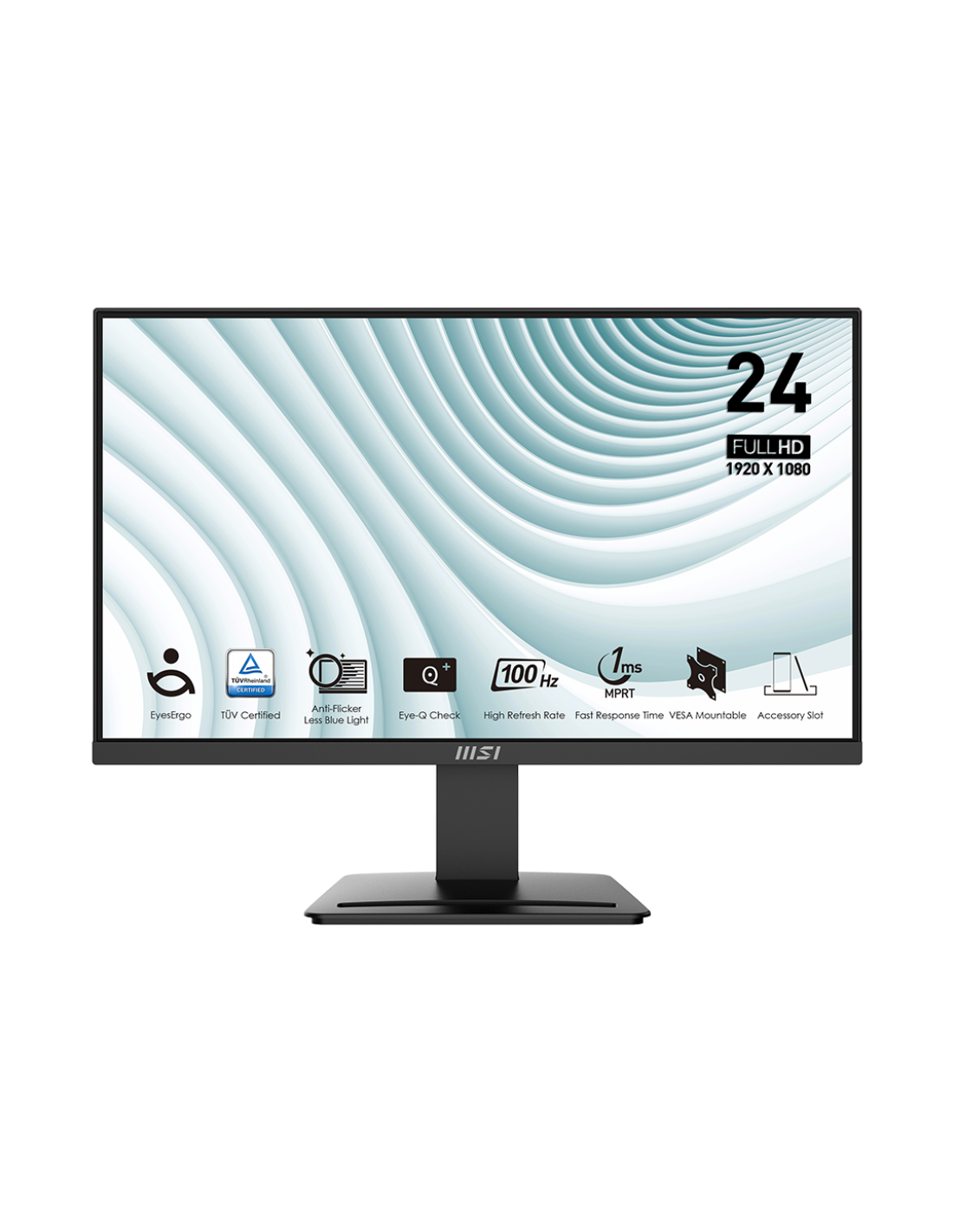 MSI MONITOR PRO MP2412 23.8'' 169 VA FLAT 1920x1080 FHD 100Hz FREE SYNC